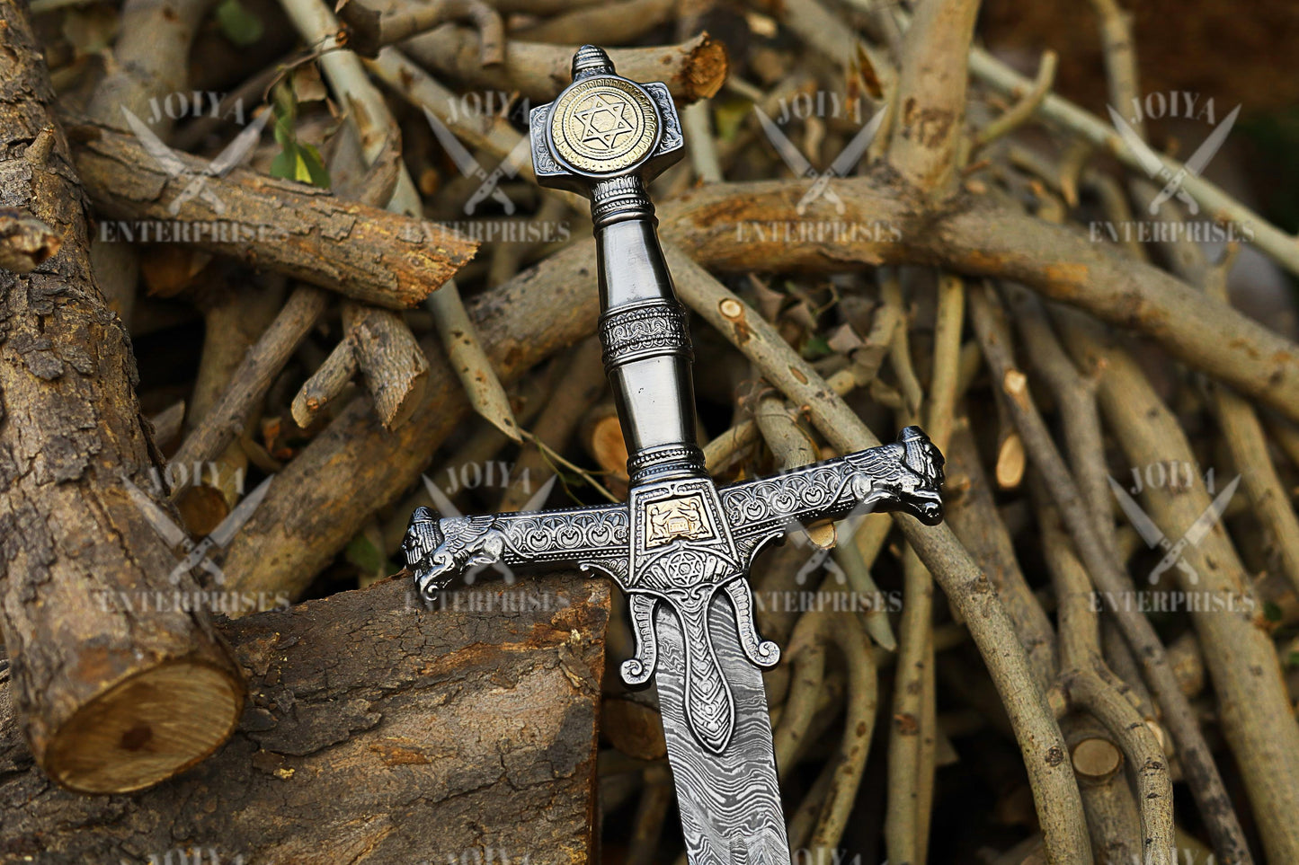 Custom hand Forged DAMASCUS Steel Viking Sword, Personalize Viking Master Sword