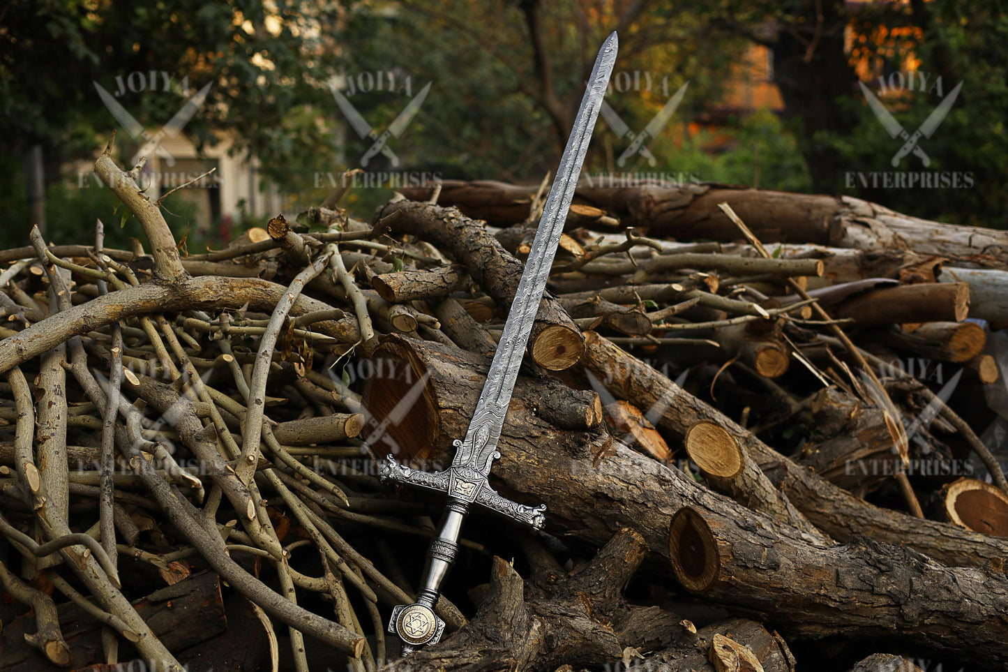 Custom hand Forged DAMASCUS Steel Viking Sword, Personalize Viking Master Sword