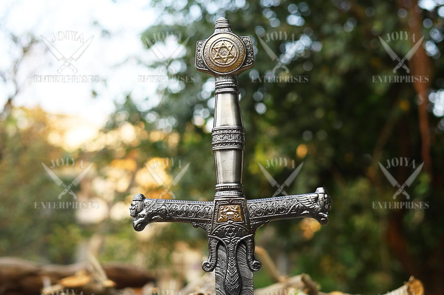 Custom hand Forged DAMASCUS Steel Viking Sword, Personalize Viking Master Sword