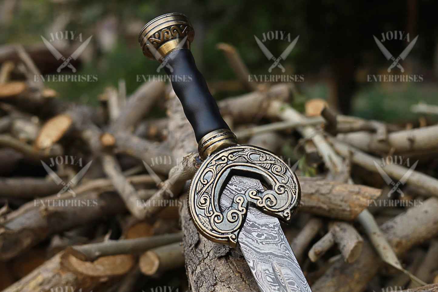 Custom hand Forged DAMASCUS Steel Viking Sword, Personalize Viking Master Sword