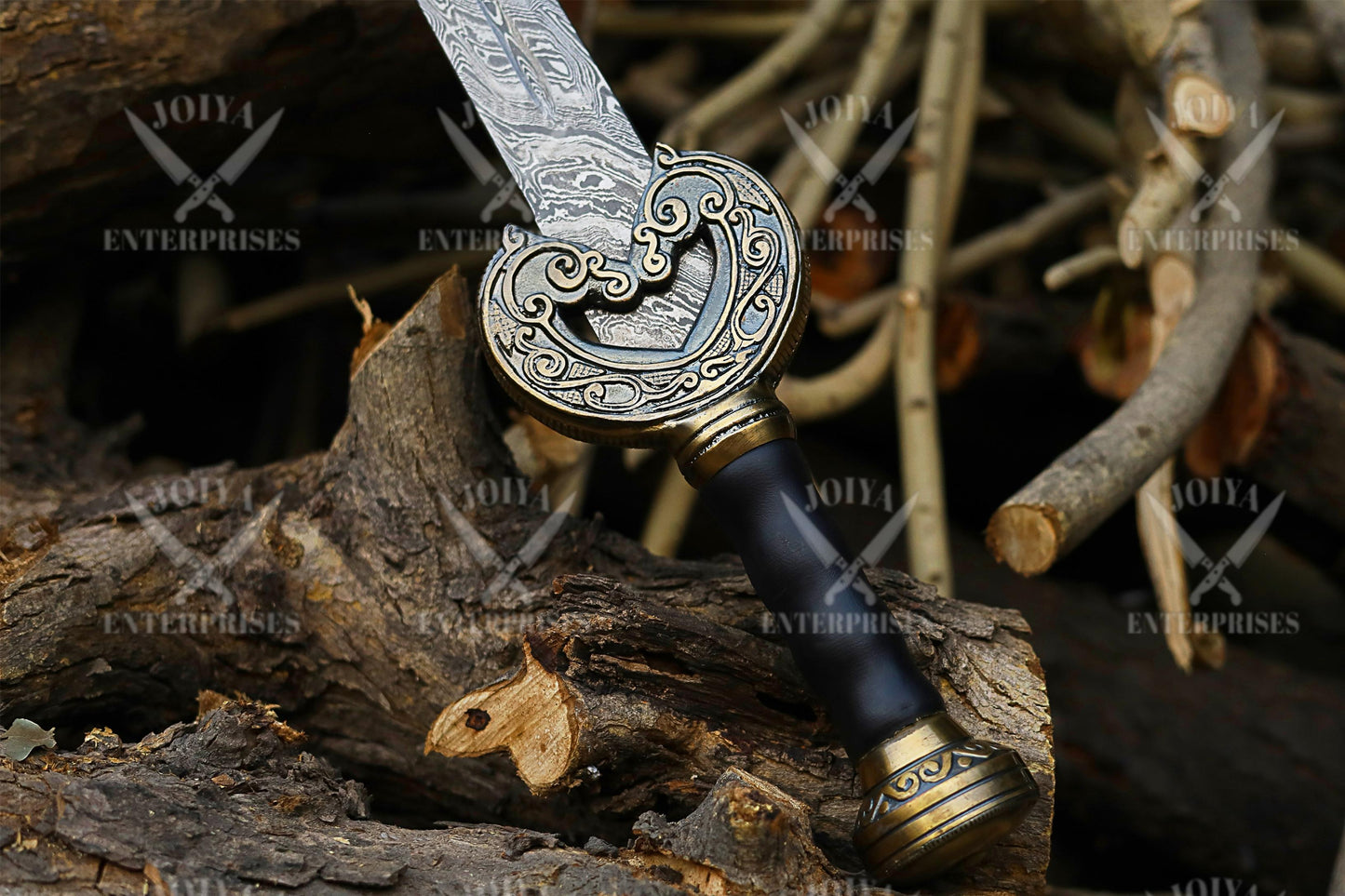 Custom hand Forged DAMASCUS Steel Viking Sword, Personalize Viking Master Sword