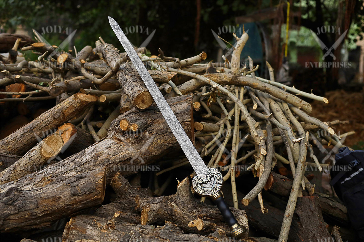 Custom hand Forged DAMASCUS Steel Viking Sword, Personalize Viking Master Sword