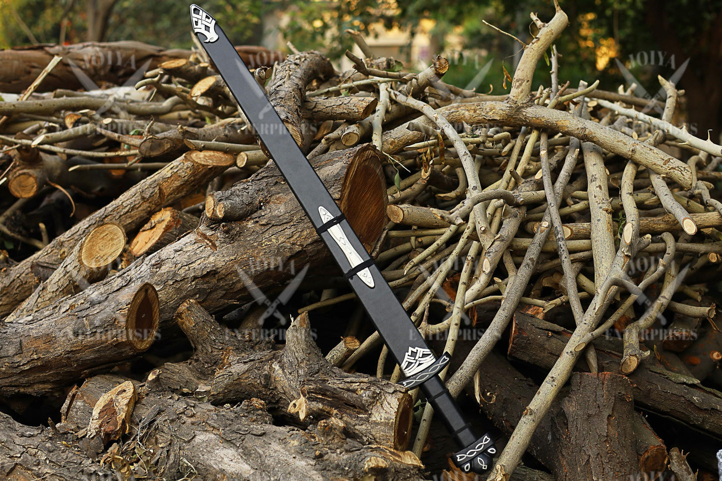 Custom hand Forged DAMASCUS Steel Viking Sword, Personalize Viking Master Sword