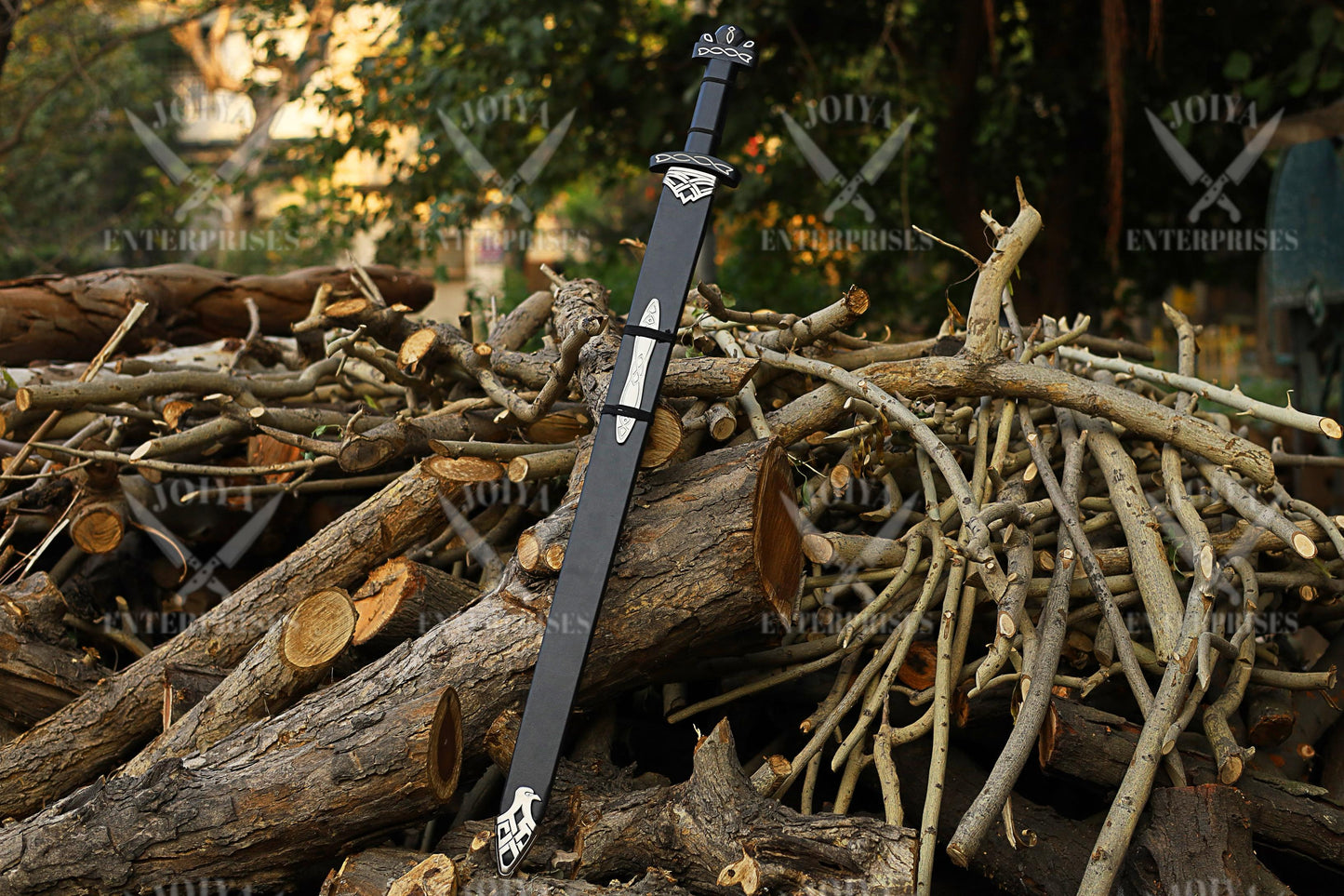 Custom hand Forged DAMASCUS Steel Viking Sword, Personalize Viking Master Sword